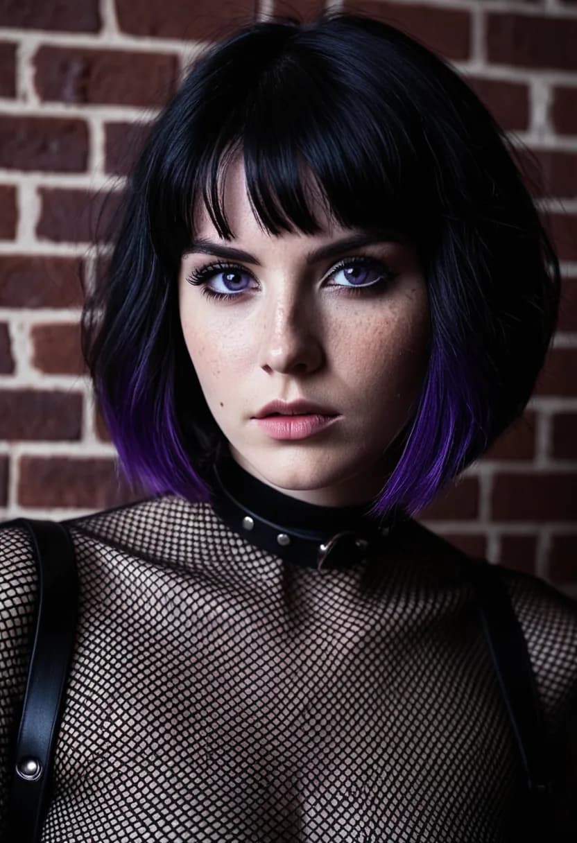 Cinematic realistic portrait with dramatic contrast