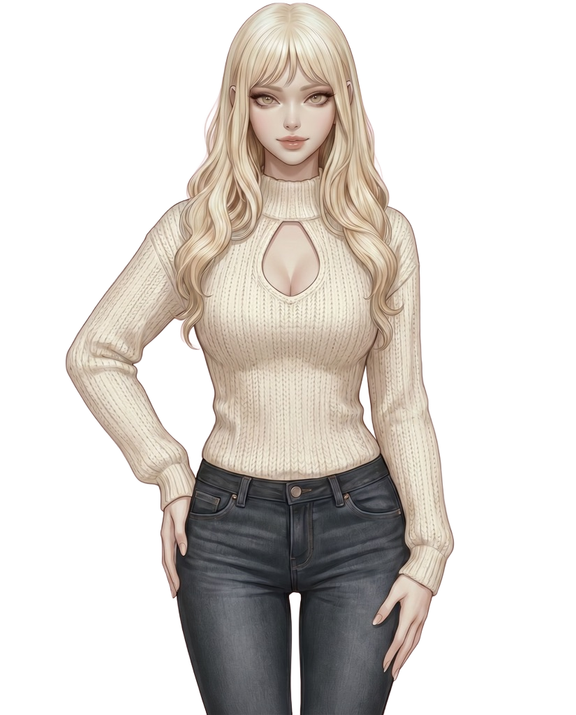 Keyhole Sweater