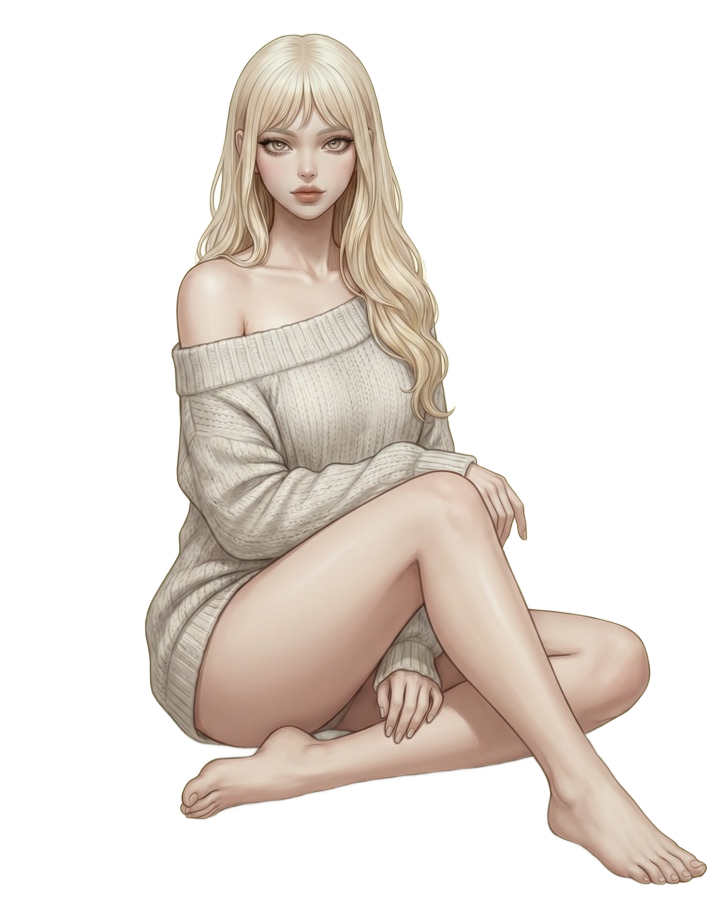 Seated with Legs to Side